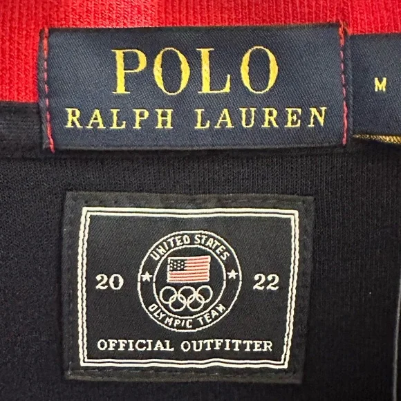 NWT Polo by Ralph Lauren Men's Navy USA Olympic Jacket - Picture 9 of 10